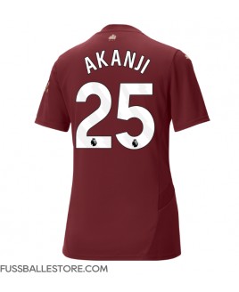 Günstige Manchester City Manuel Akanji #25 3rd trikot Damen 2024-25 Kurzarm